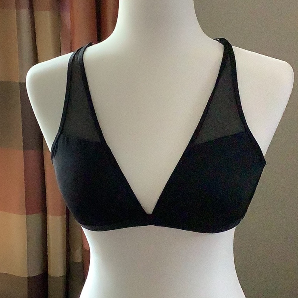 Black bikini top